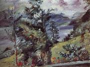Lovis Corinth Walchensee Landscape oil painting reproduction